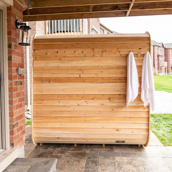 Dundalk CT Luna 4 Person Barrel Sauna